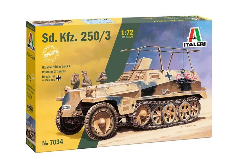 Italeri 1/72 SD Kfz 250 3 Model Kit — official product photo 1