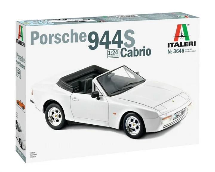 Italeri 1/24 Porsche 944 S Cabrio Model Kit — box art