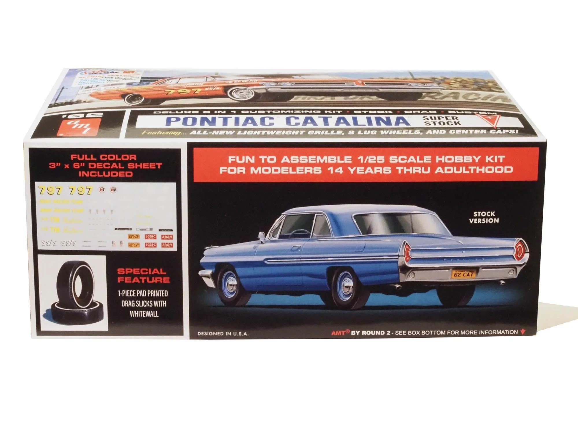 AMT 1/25 1962 Pontiac Catalina Super Stock Model Kit — official product photo 5