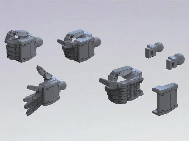 Bandai 1/144 MS Hands 01 E F S F Dark Gray HD Model Kit — official product photo 2