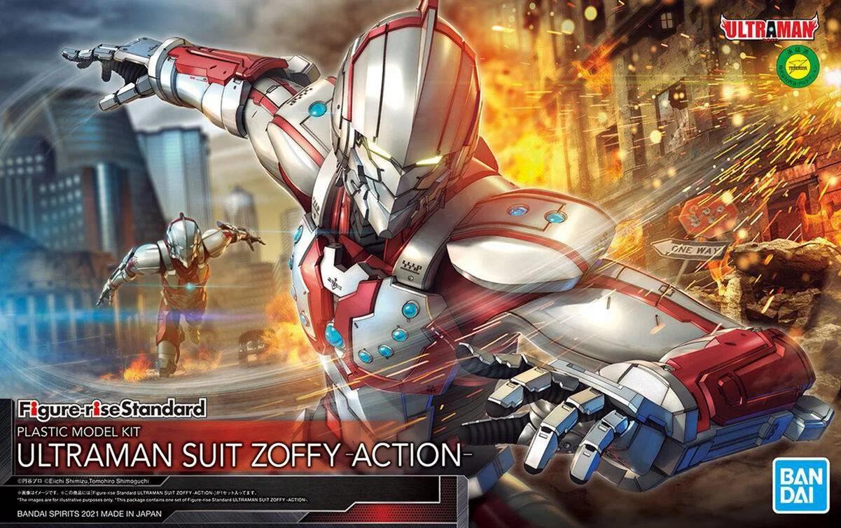 Bandai Ultraman Zoffy -action- Fig-rise St Model Kit — box art