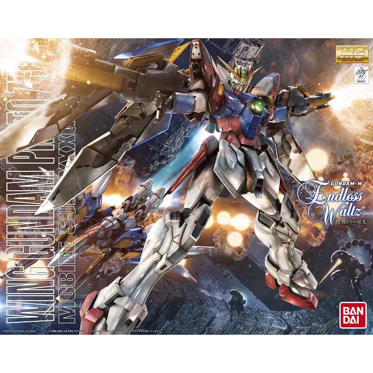 Bandai 1/100 MG Wing Proto Zero EW Model Kit — official product photo 1
