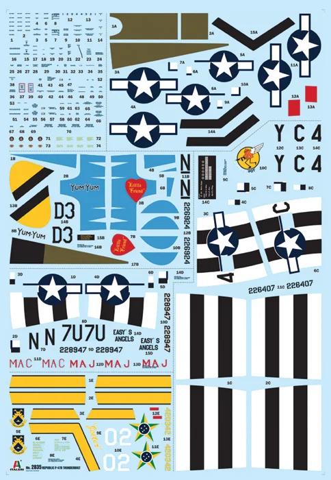Italeri 1/48 P-47D Thunderbolt Eto Model Kit — official product photo 3