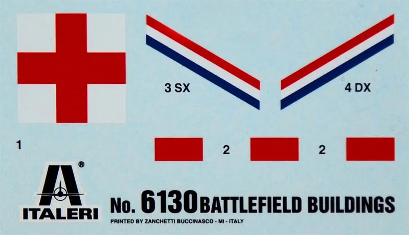 Italeri 1/72 WWII Battlefield Bldgs Model Kit — official product photo 3