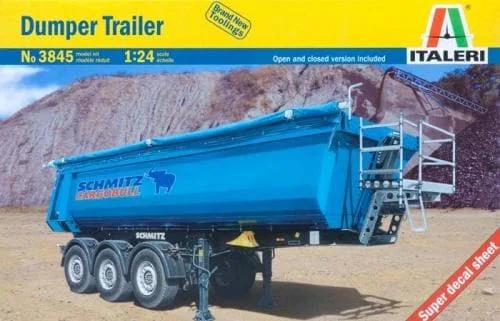 Italeri 1/24 Dumper Trailer Model Kit — box art