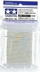 Tamiya Cotton Swab Tri Flat 50pcs Model Kit — product photo