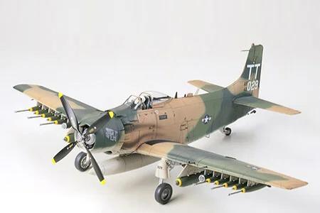 Tamiya 1/48 A-1J Douglas Skyraider Model Kit — box art