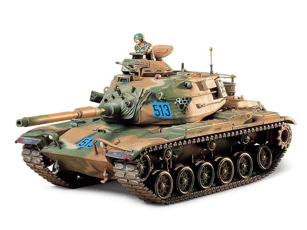 Tamiya 1/35 M-60A3 US 105mm Gun Tank Model Kit — official product photo 2