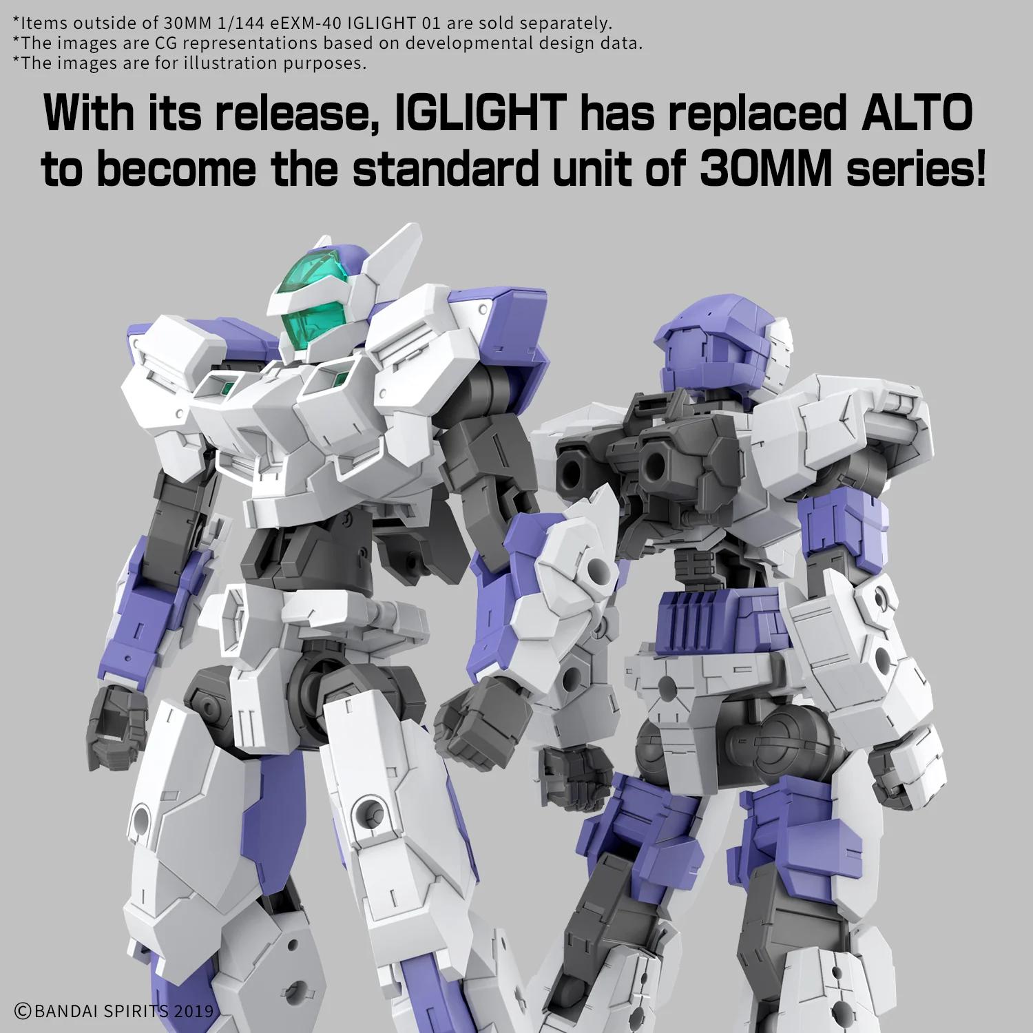 Bandai 1/144 30MM Eexm-40 Iglight 01 Model Kit — official product photo 2