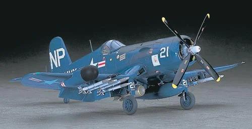 Hasegawa 1/48 F-4U5N Corsair Korean War Model Kit — box art