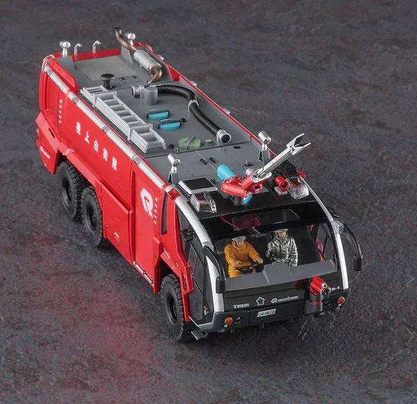 Hasegawa 1/72 Rosenbauer 6x6 Airport Crash Tender Model Kit — official product photo 2
