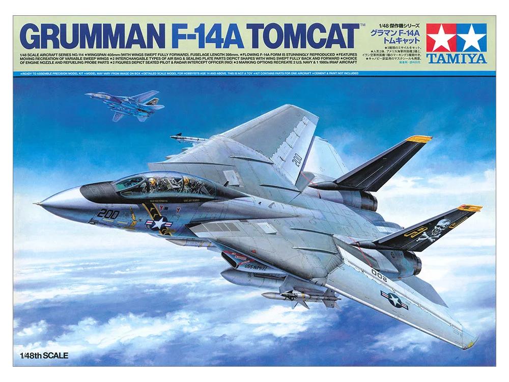 Tamiya 1/48 F-14A Tomcat Vf-84orvf-2 Model Kit — official product photo 1