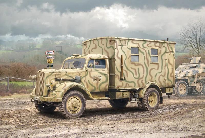 Italeri 1/35 Opel Blitz Radio Truck Model Kit — official product photo 1