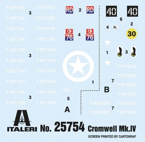 Italeri 1/56 Cromwell Mk4 Model Kit — official product photo 2