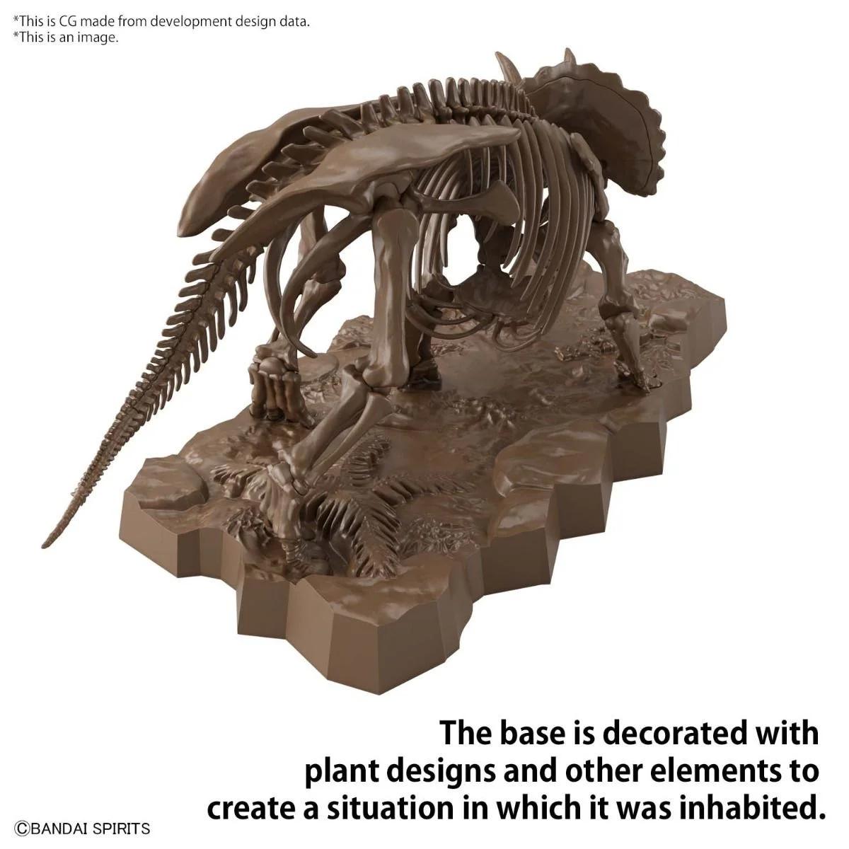 Bandai 1/32 Triceratops Imaginary Skeleton Model Kit — official product photo 3