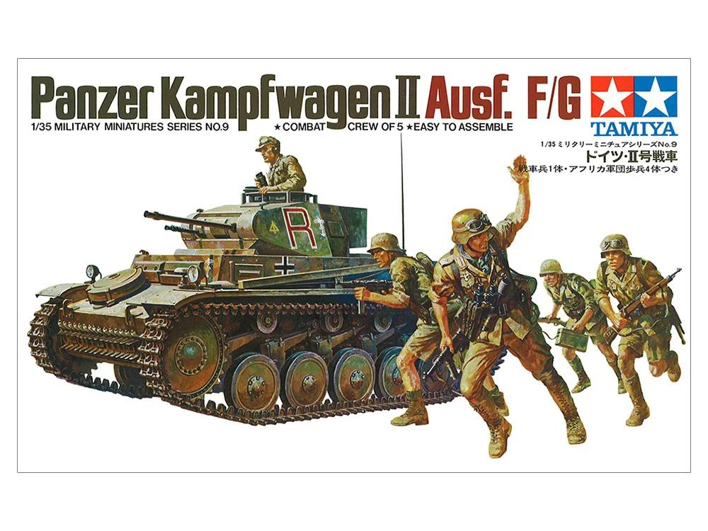 Tamiya 1/35 Panzer Kampfwagen II Model Kit — official product photo 1
