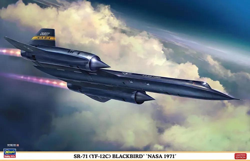 Hasegawa 1/72 SR-71 Blackbird Nasa 1971 Model Kit — box art