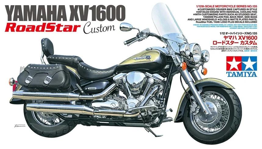 Tamiya 1/12 Yamaha Xv1600 Road Star Custom Model Kit — box art
