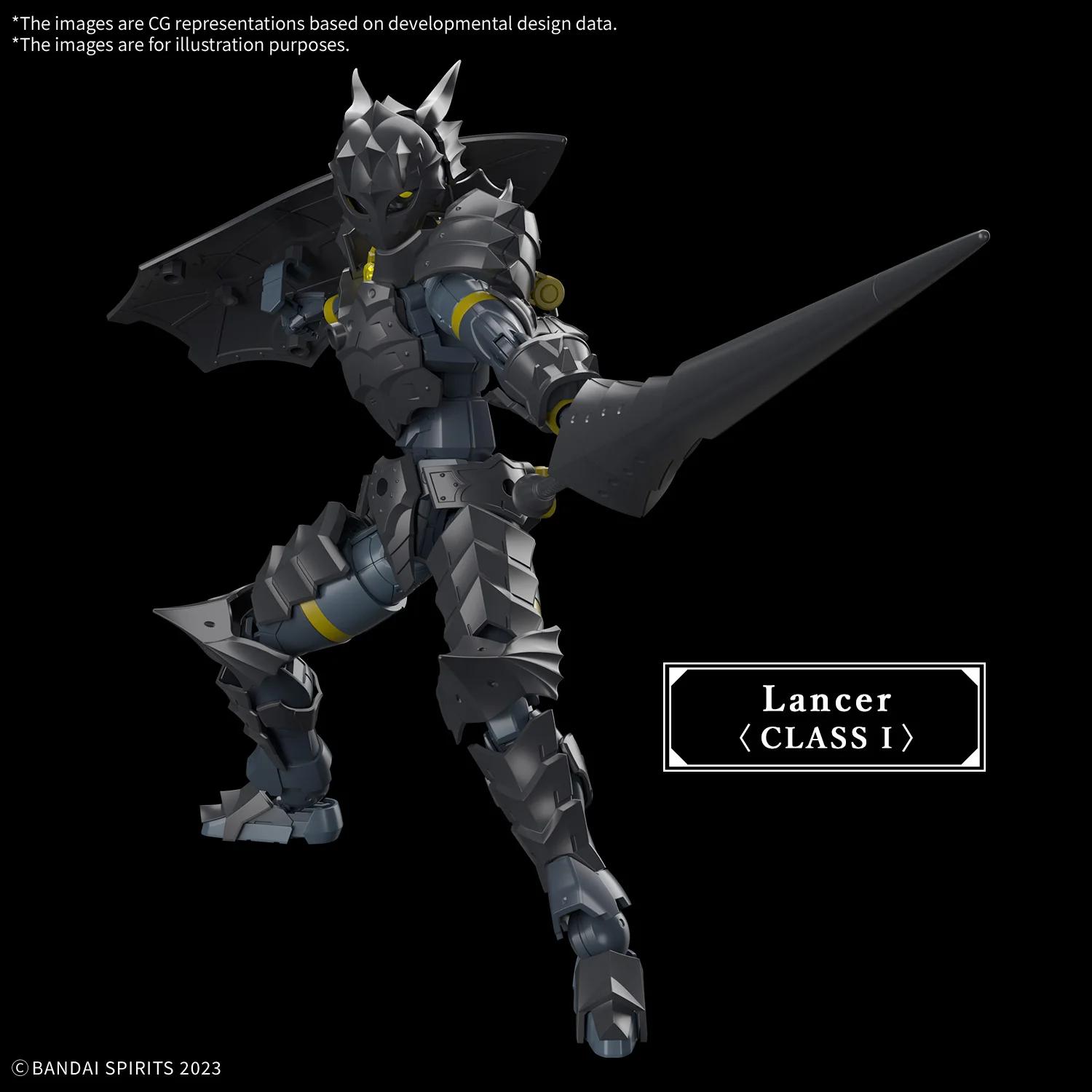 Bandai 1/144 30MF Rosan Lancer Model Kit — official product photo 4