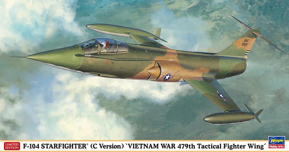 Hasegawa 1/48 F-104 Starfighter Vietnam 479th Model Kit — box art