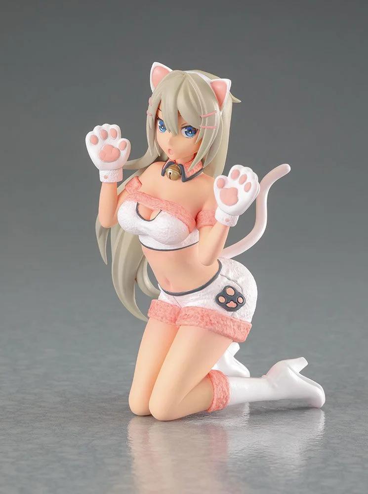 Hasegawa 1/12 12 Egg Girls Collection 16 Cat Girl Model Kit — official product photo 2