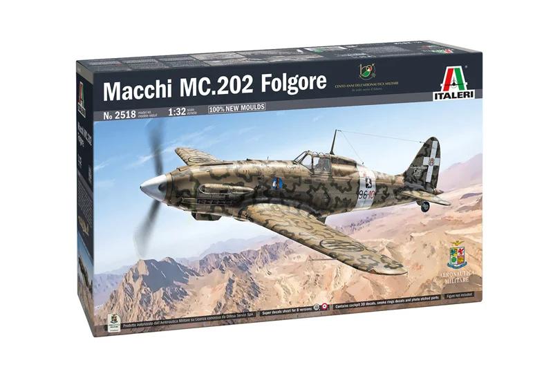 Italeri 1/32 Macchi M C 202 Folgore Model Kit — official product photo 1