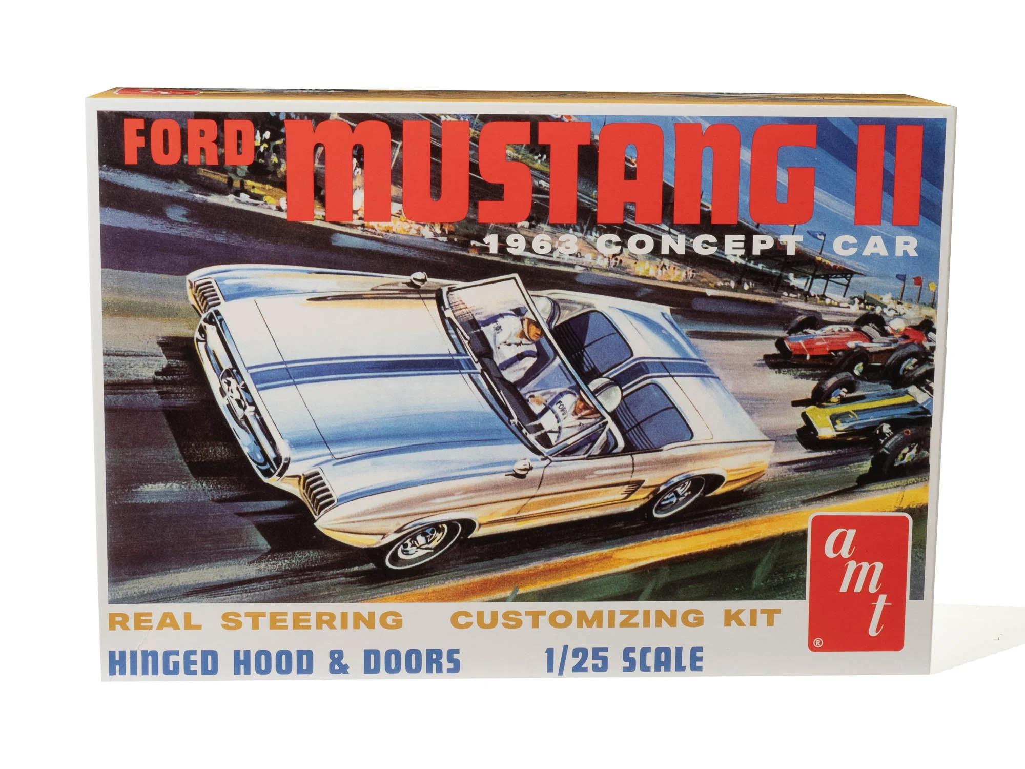 AMT 1/25 63 Ford Mustang II Concept Model Kit — official product photo 1