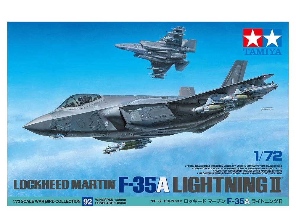 Tamiya 1/72 F-35A Lightning II Model Kit — official product photo 1