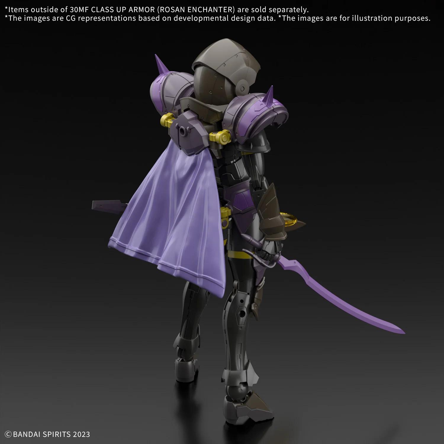 Bandai 1/144 30MF Rosan Enchanter Class Up Armor Model Kit — official product photo 4