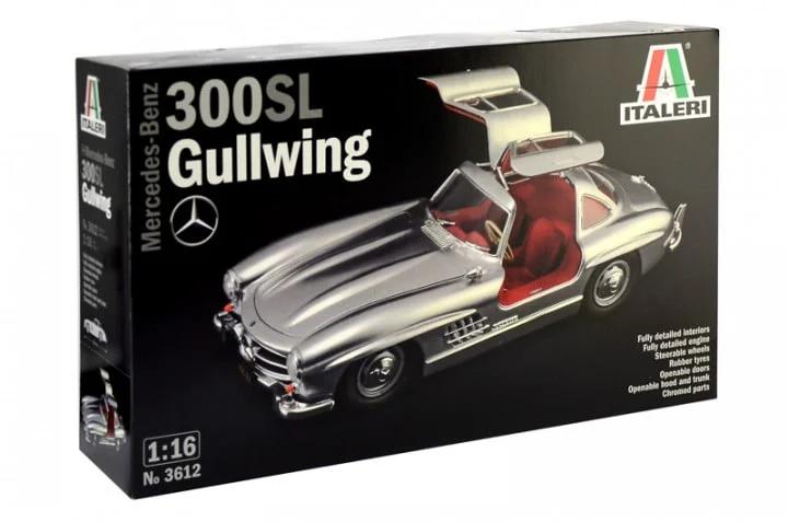 Italeri Mercedes Benz 300sl Gullwing16 Model Kit — box art