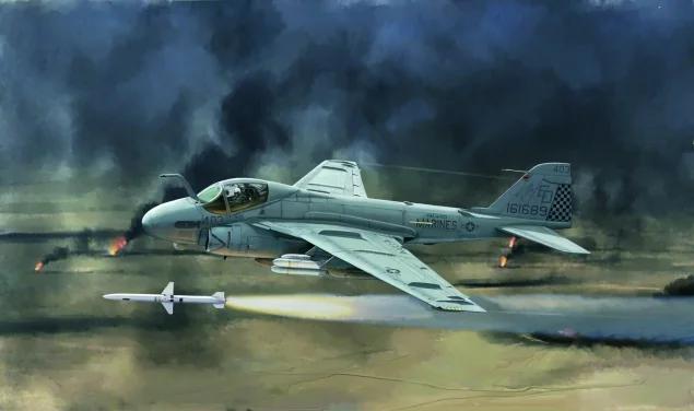 Italeri A6e Tram Intruder US Attckr 72 Model Kit — box art