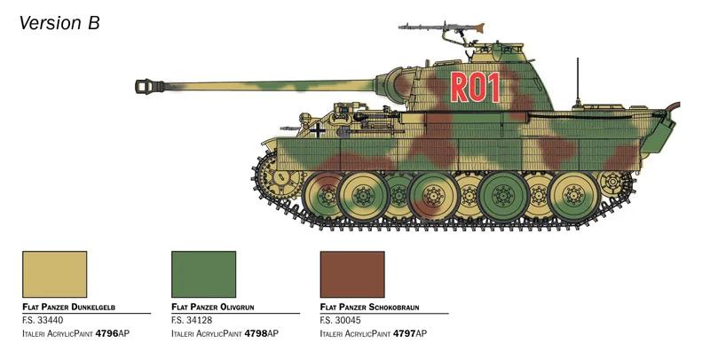 Italeri 1/56 Panther Model Kit — official product photo 5