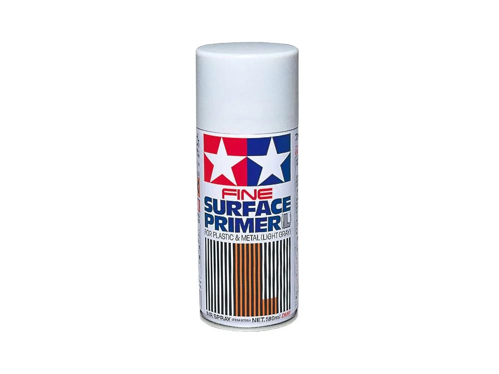 Tamiya Surface Primer Fine Gray — official product photo 1