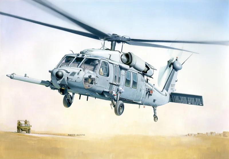 Italeri 1/48 Mh-60k Blackhawk Soa Model Kit — official product photo 1