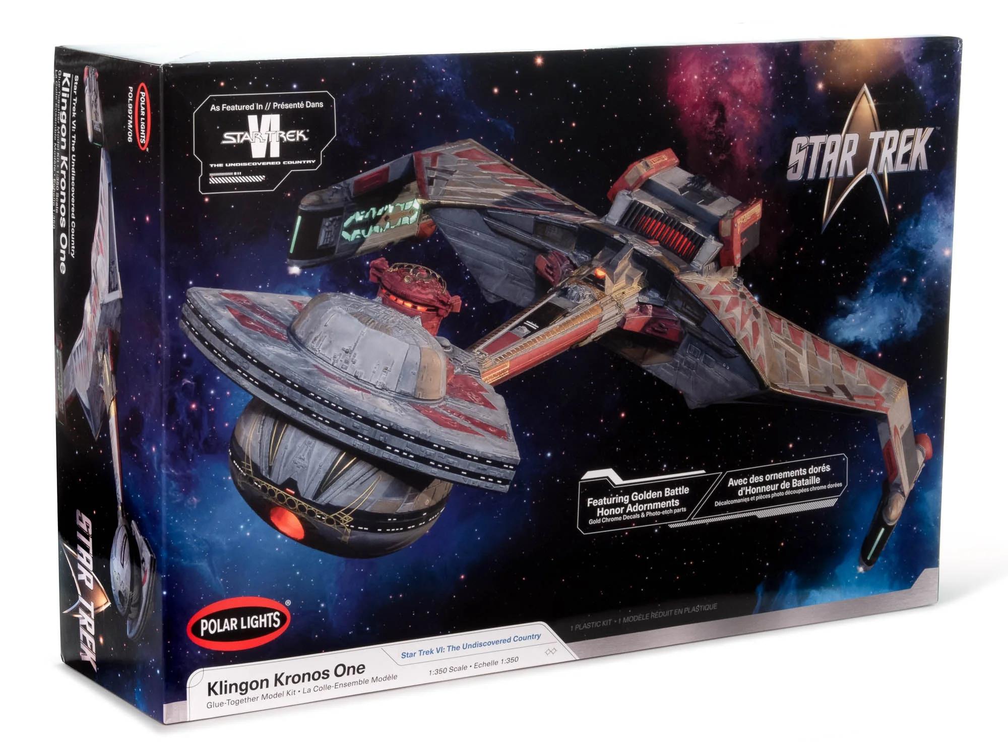 Polar Lights 1/350 Star Trek 6 Klingon Kronos 1 Model Kit — official product photo 1