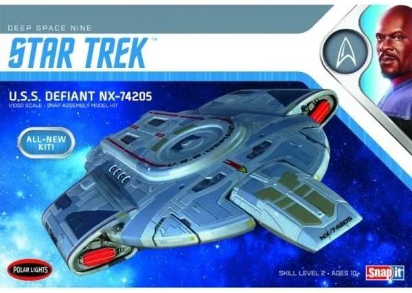 Polar Lights 1/1000 Star Trek U S S Defiant Model Kit — box art