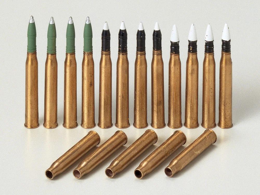 Tamiya 1/35 Panther 75mm Projectiles Model Kit — official product photo 1