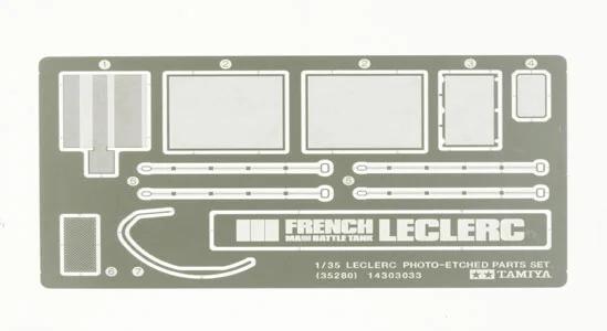 Tamiya French Mbt Leclerc P E Parts Model Kit — box art