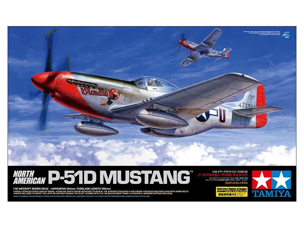 Tamiya 1/32 P-51D Mustang Model Kit — official product photo 1