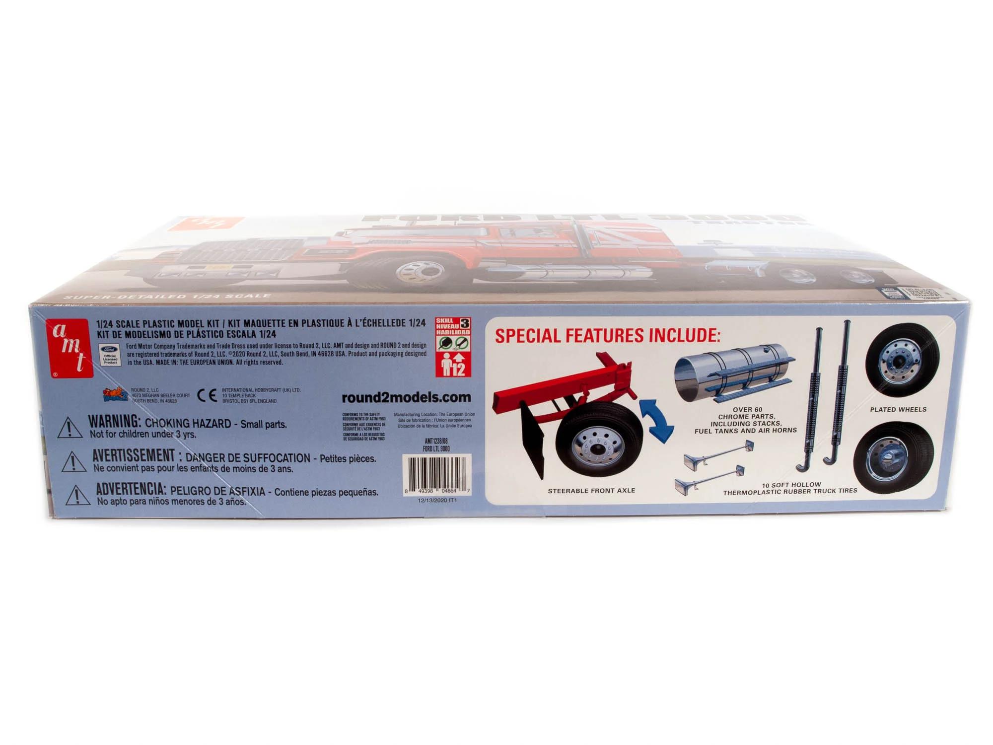 AMT 1/24 Ford Ltl 900 Semi Tractor Model Kit — official product photo 2