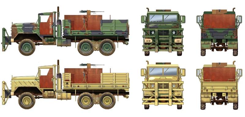 Italeri 1/35 M923 Hillbilly Gun Truck Model Kit — official product photo 3