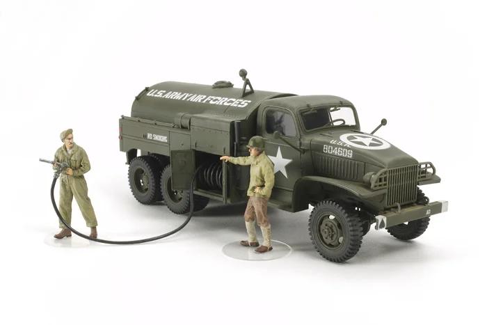 Tamiya 1/48 US Airfield Fuel Truck Model Kit — box art