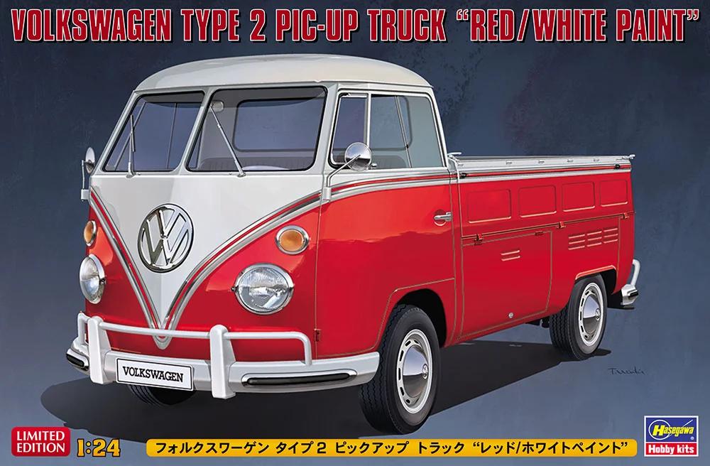 Hasegawa 1/24 Vw 2 Pickup Truck Model Kit — official product photo 1