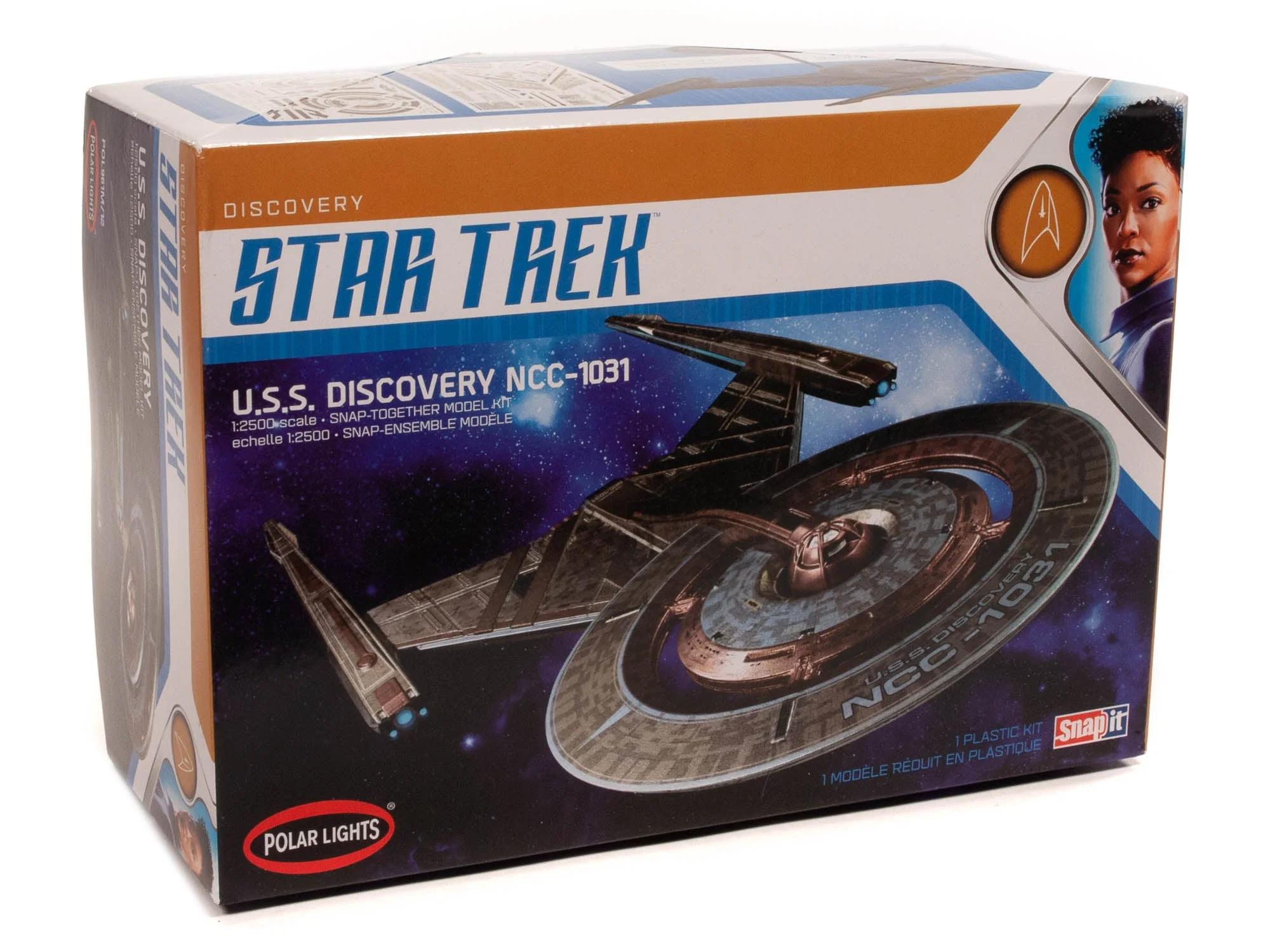Polar Lights 1/2500 NCC-1031 Star Trek Uss Discovery Model Kit — official product photo 1