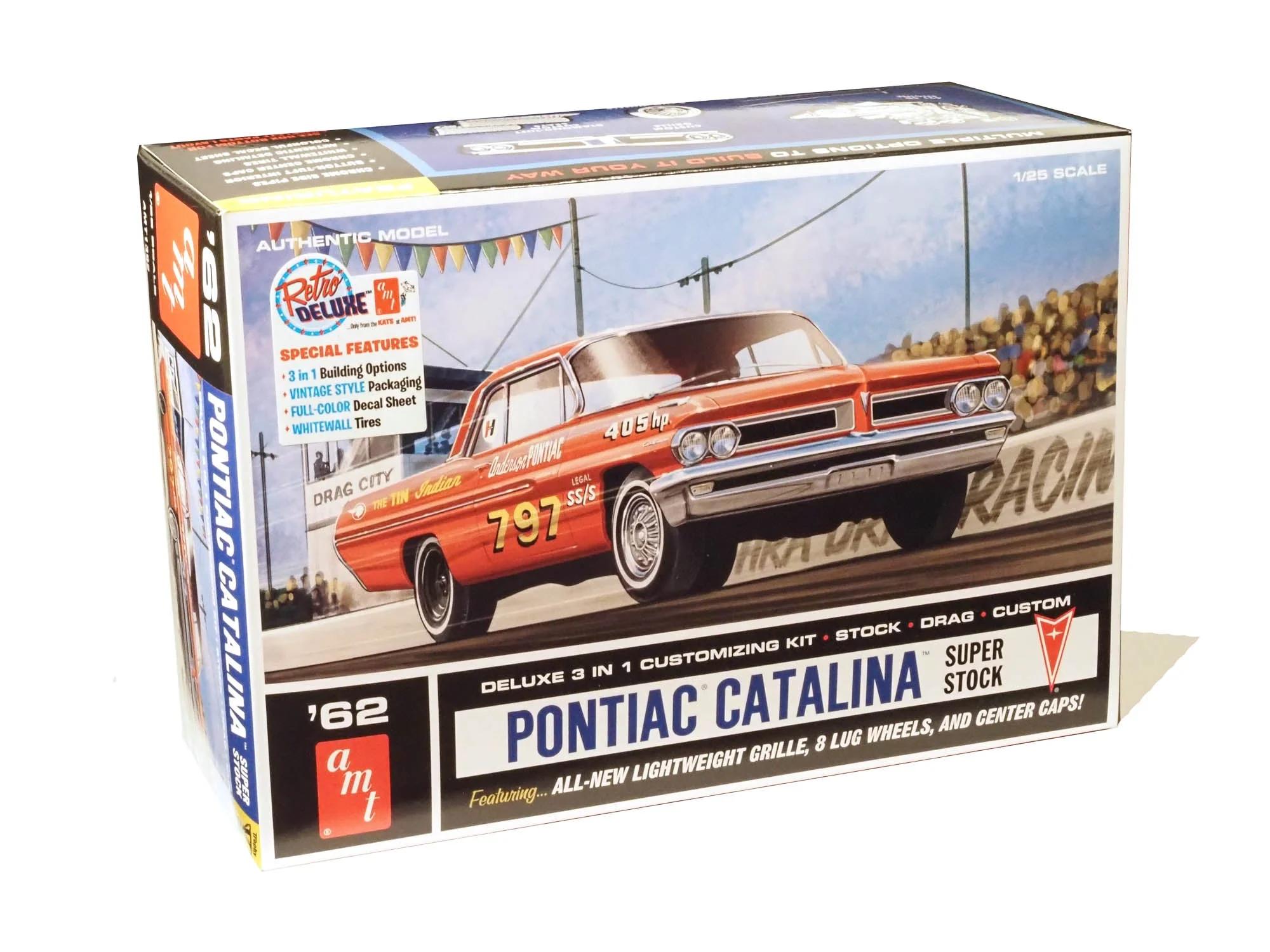 AMT 1/25 1962 Pontiac Catalina Super Stock Model Kit — official product photo 1