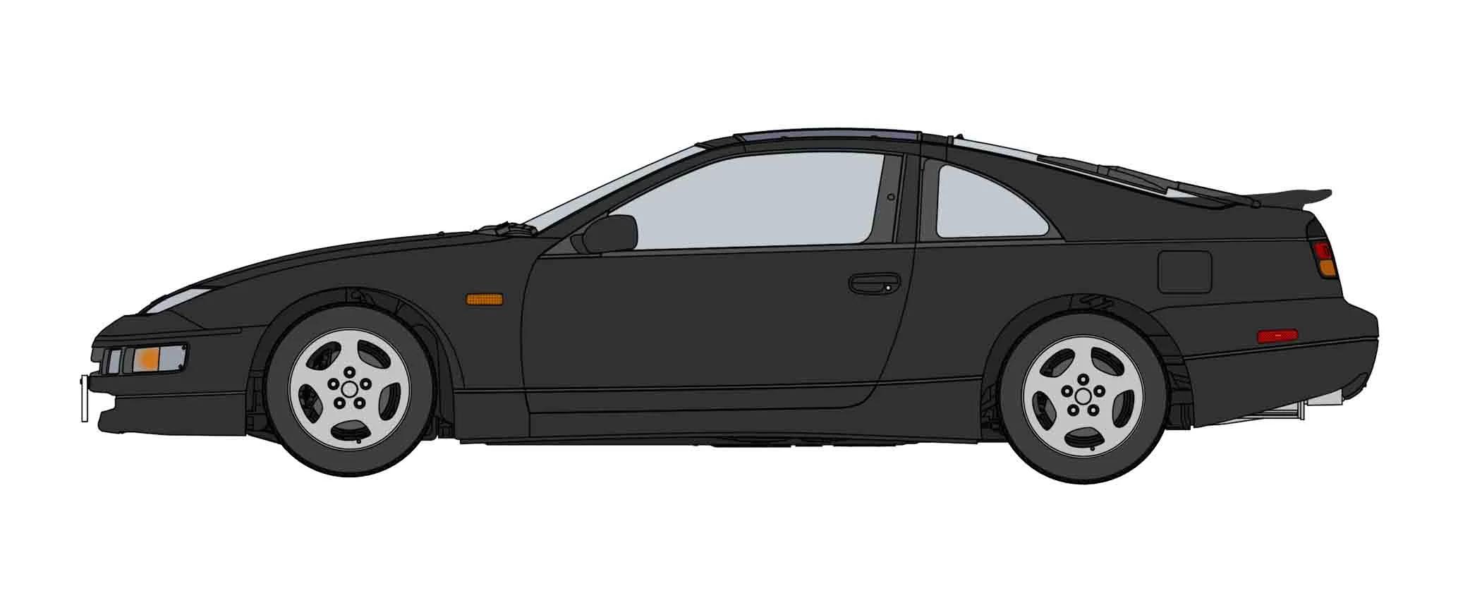 Hasegawa 1/24 Nissan Fairlady 300zx 2 2 Model Kit — box art