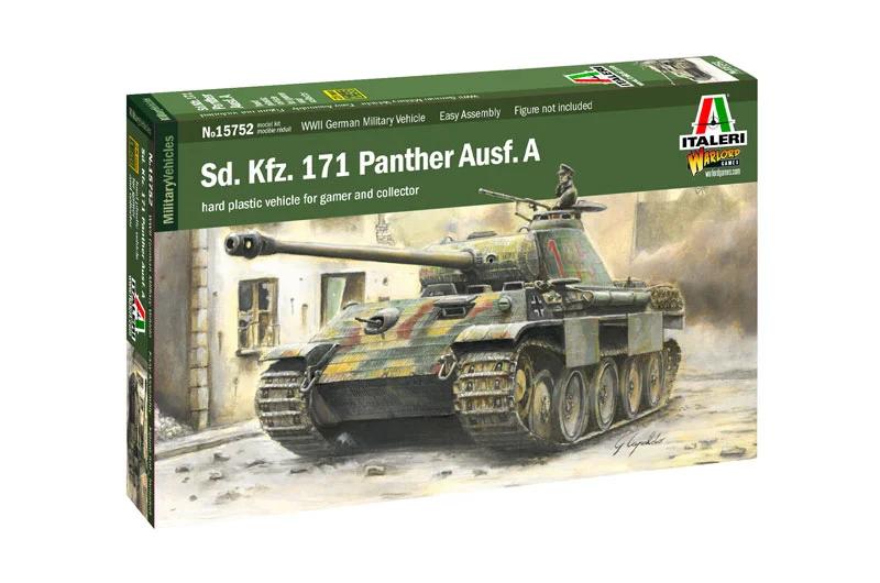Italeri 1/56 WWII SD Kfz 171 Panther Ausf Model Kit — official product photo 2