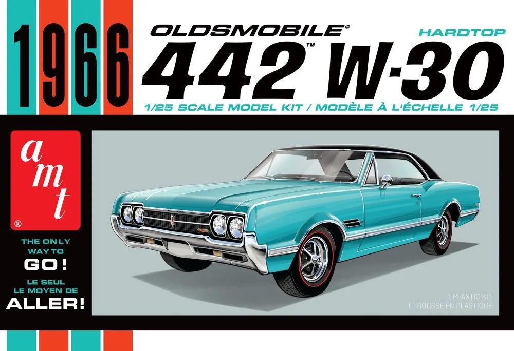 AMT 1/25 66 Olds 442 Hardtop Model Kit — box art