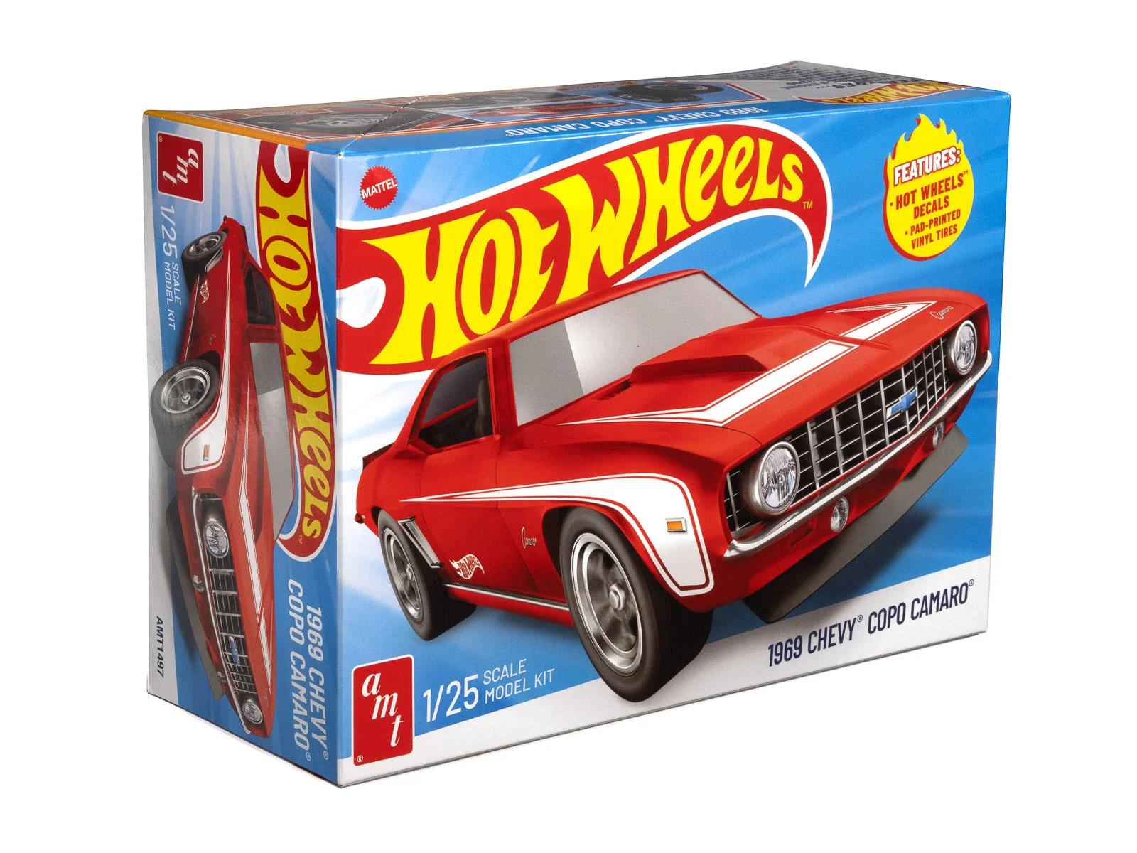 AMT 1/25 69chevy Camaro Copo Hot Wheels Model Kit — official product photo 1