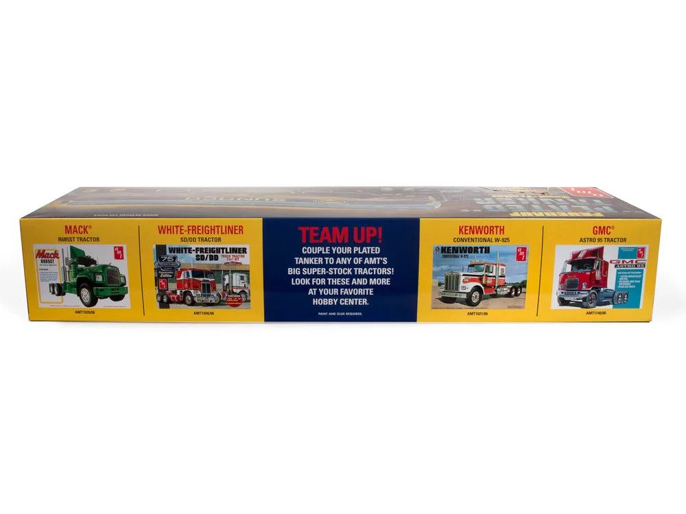 AMT 1/25 Fruehauf Plated Tanker Sunoco Model Kit — official product photo 2
